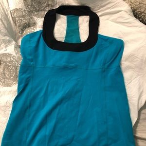 lululemon scoop neck racer back tank top size 12